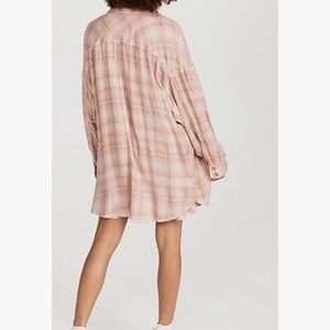 Free People Gracie Plaid Flannel Shirt